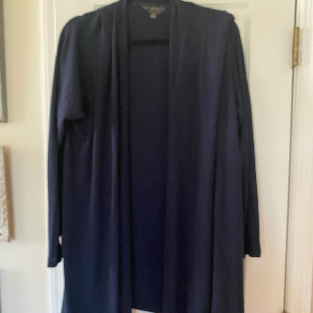 Navy cardigan by Mixit. 3x. No tags